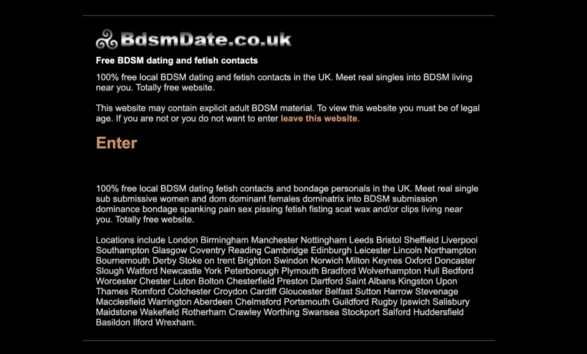 bdsmdate dating site registration process