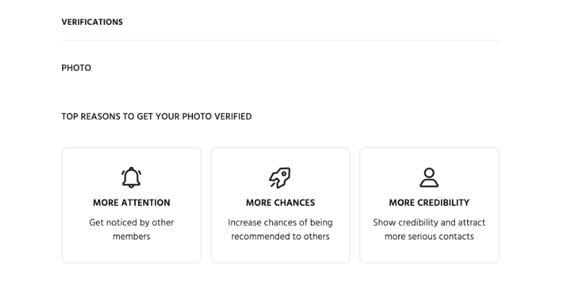 BiCupid dating site verification process security feature