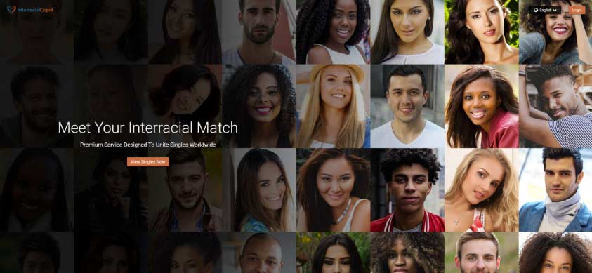 interracialcupid dating site homepage