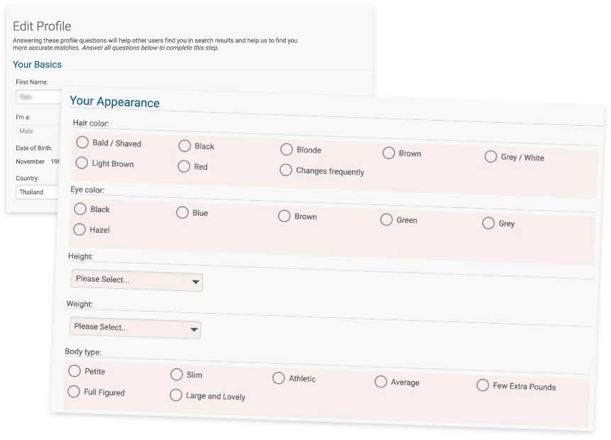 interracial cupid dating site profile completion