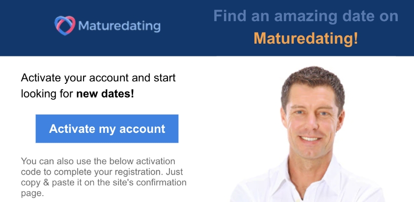 maturedating dating site registration process account activation