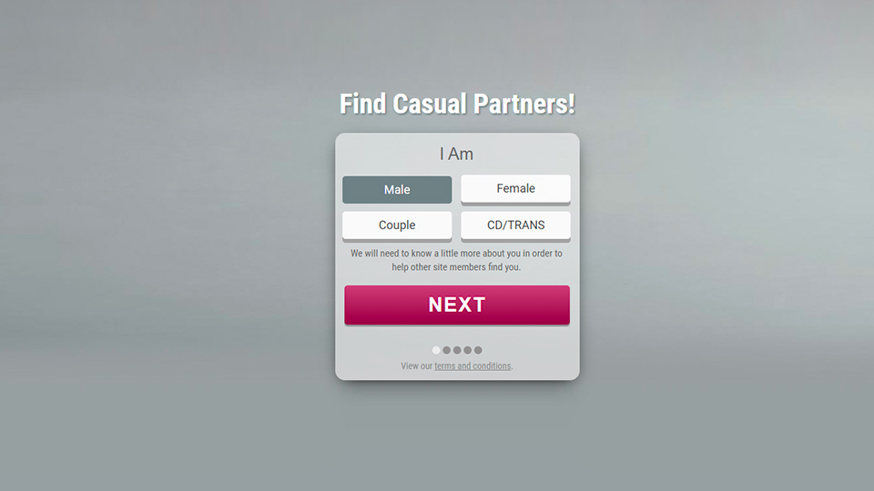 Randy rabbits dot com dating site gender options.