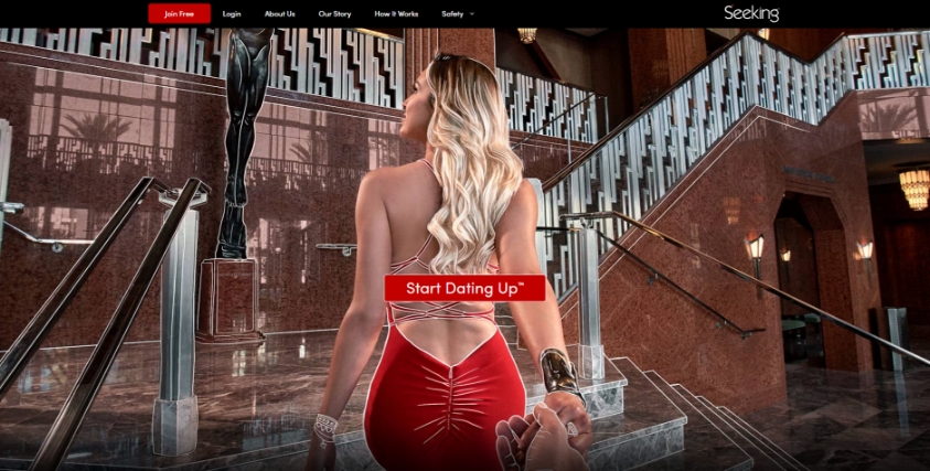 Seeking.com former seeking arrangement dating site homepage