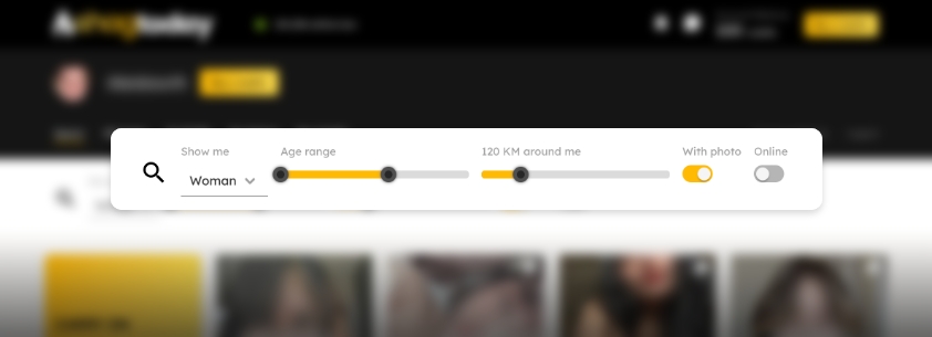 Shagtoday dating site search filters feature