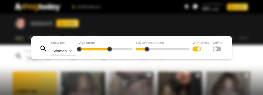 Shagtoday dating site search filters feature