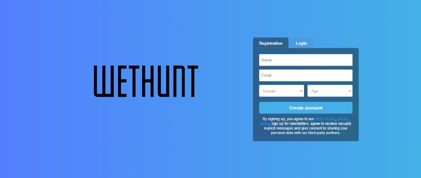 wethunt dating site homepage